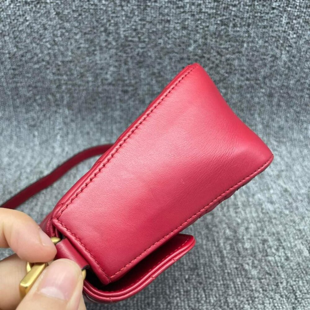 100% Authentic Gucci Marmont Mini Leather Shoulder Bag - Picture 6 of 16